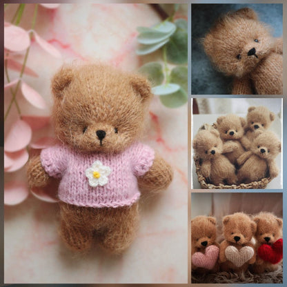 Teddy Bear Knitting Pattern + Free Easy Mini Bear Pattern