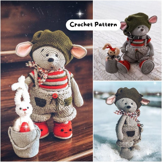 Mouse Crochet Pattern + Free Outfit