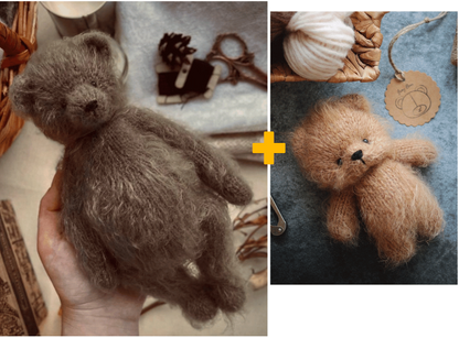 Teddy Bear Knitting Pattern + Free Easy Mini Bear Pattern