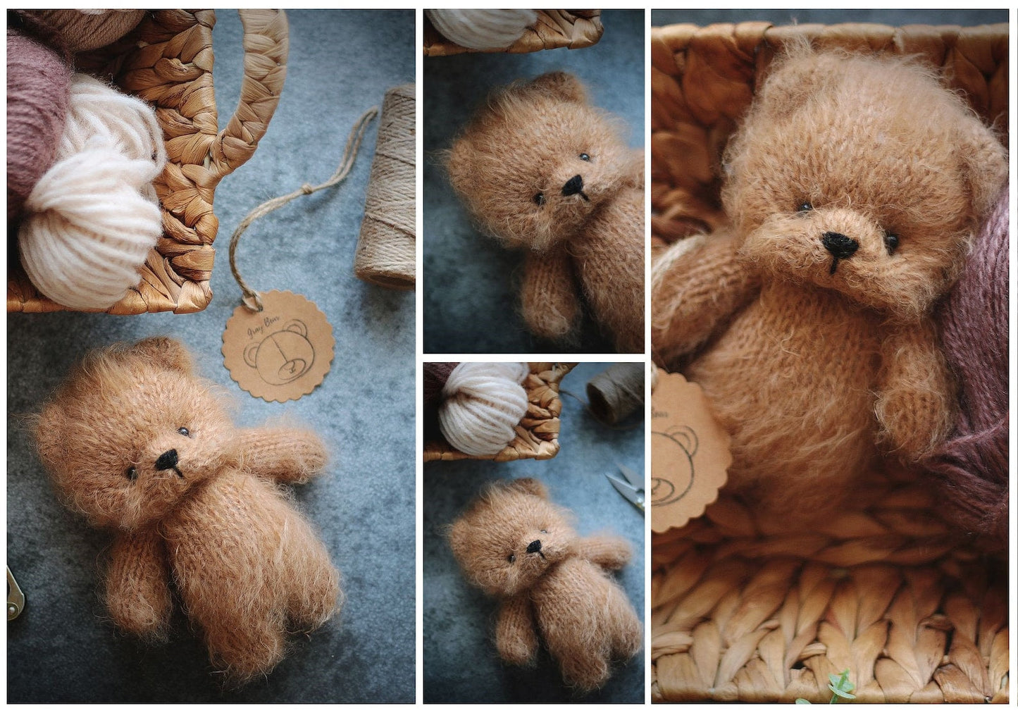 Cinnamon Bear knitting Pattern