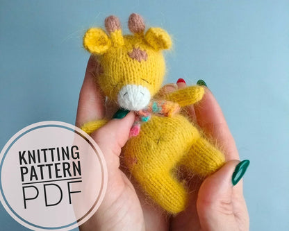 Giraffe KNITTING pattern