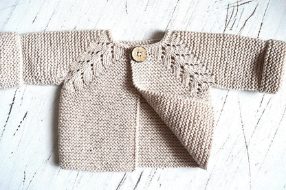 KNITTING PATTERN-Norwegian Fir, Top down cardigan - P109