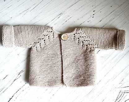 KNITTING PATTERN-Norwegian Fir, Top down cardigan - P109