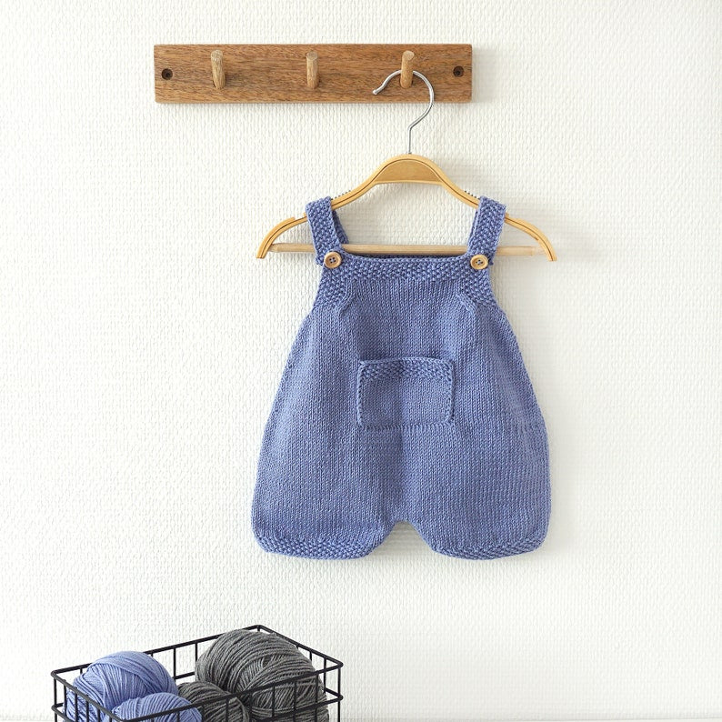 Romper Knitting Pattern -  4 sizes (0-18M)