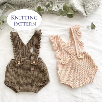 Bloomers Knitting Pattern - 5 sizes (0-18M)