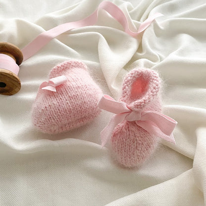 Baby Booties Knitting Pattern