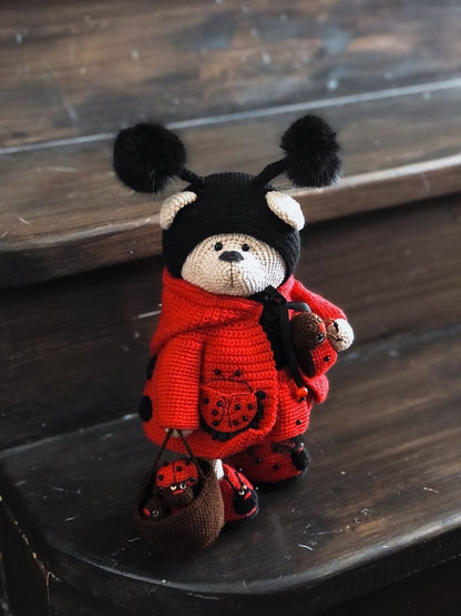 4 Outfits for the Christmas Bear - Crochet Patterns