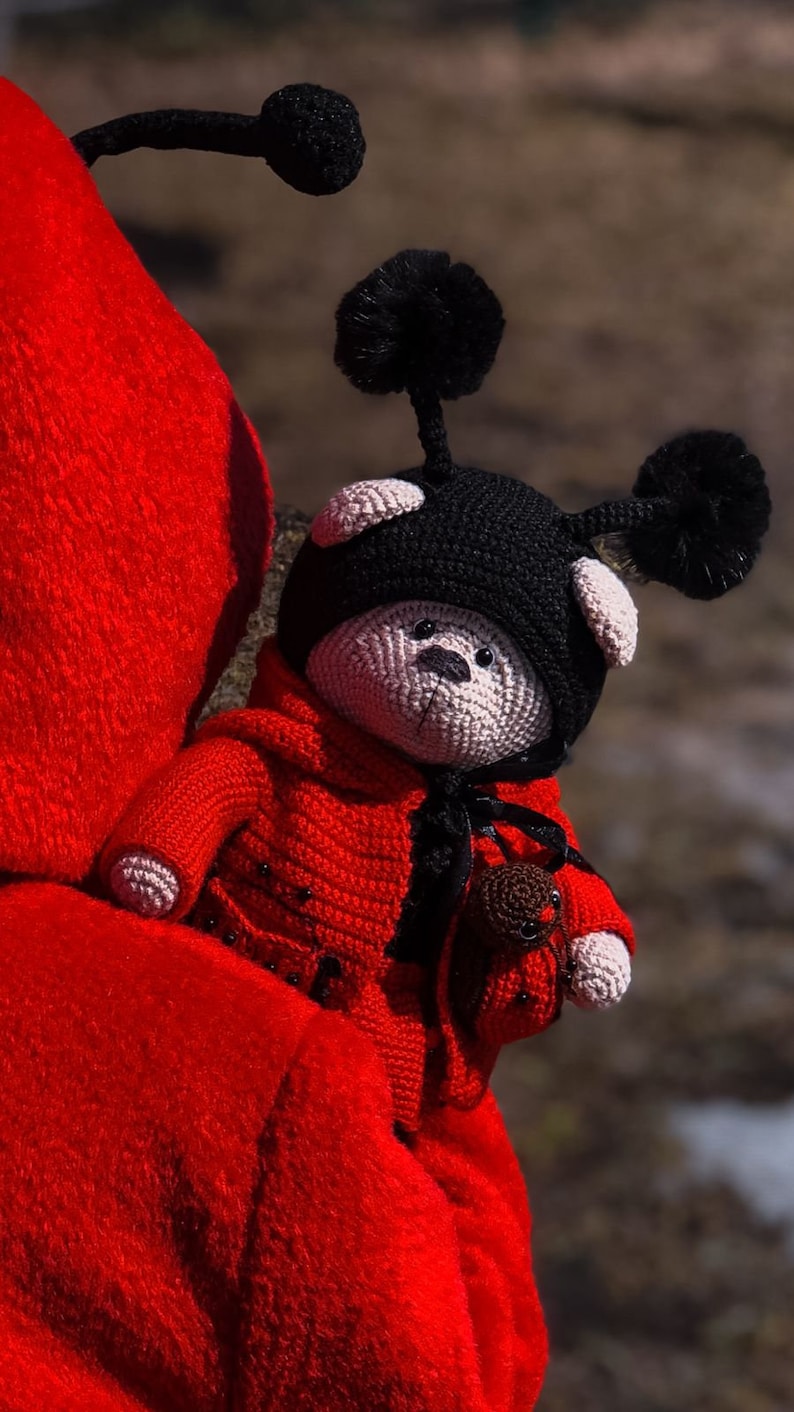 4 Outfits for the Christmas Bear - Crochet Patterns