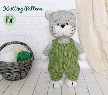 Cat Knitting Pattern