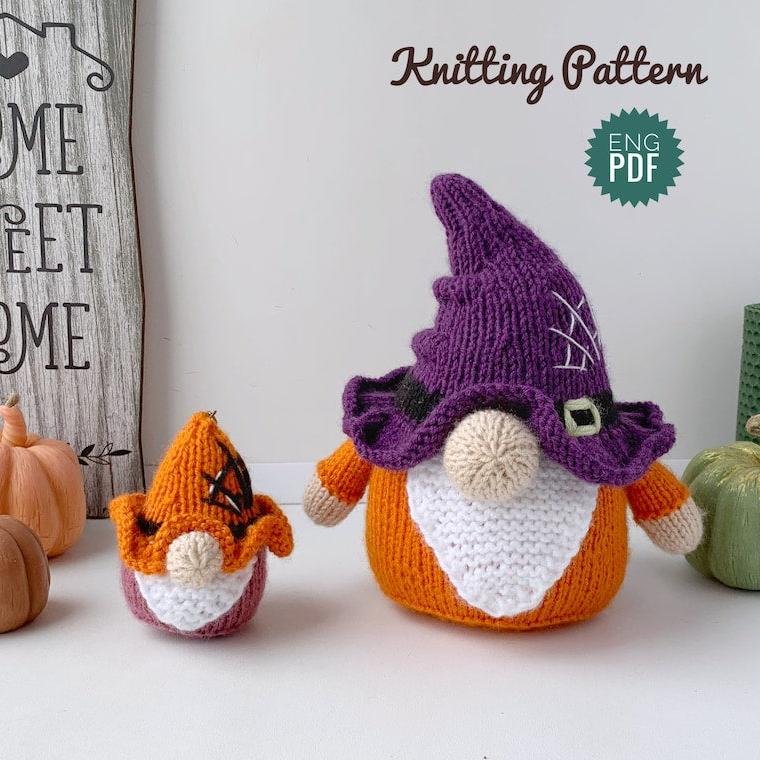 Halloween Gnome Knitting Pattern