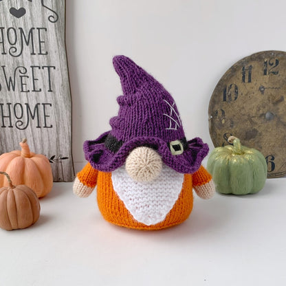 Halloween Gnome Knitting Pattern