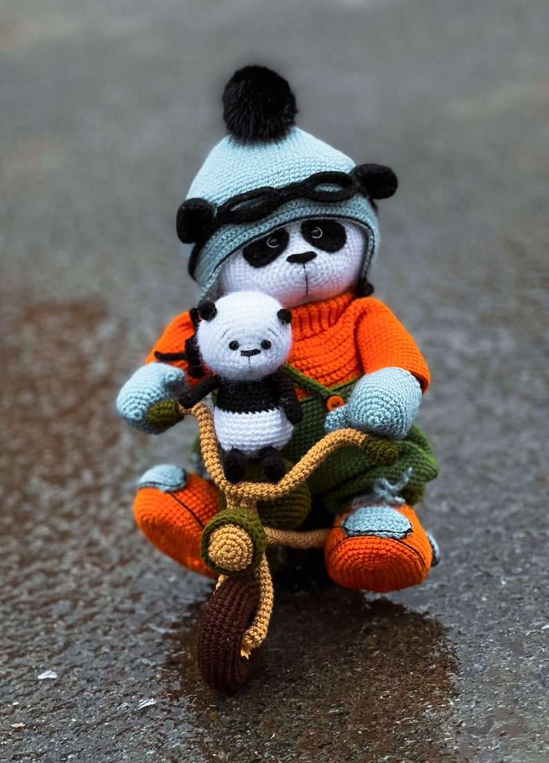 Panda Bear Crochet Pattern + Free Outfit