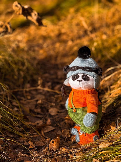 Panda Bear Crochet Pattern + Free Outfit