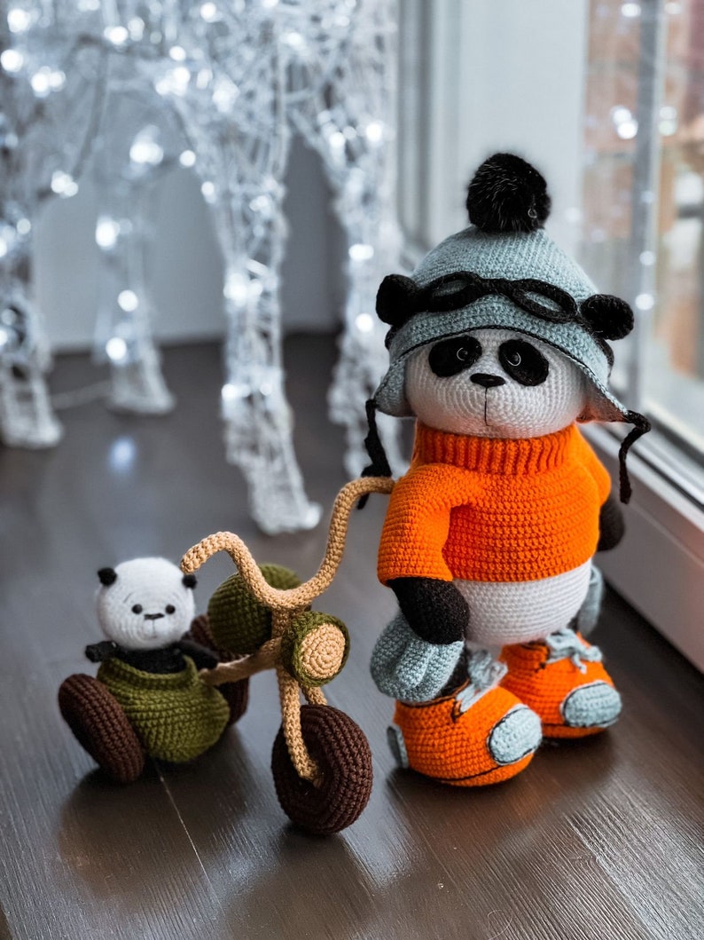 Panda Bear Crochet Pattern + Free Outfit