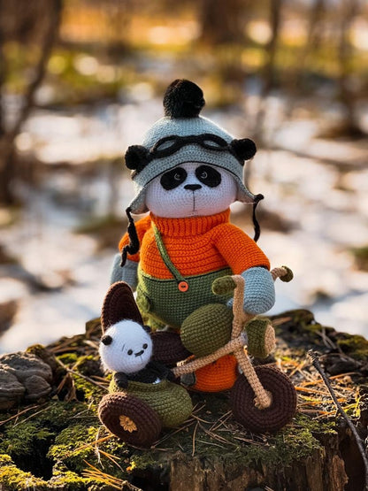 Panda Bear Crochet Pattern + Free Outfit