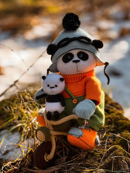 Panda Bear Crochet Pattern + Free Outfit