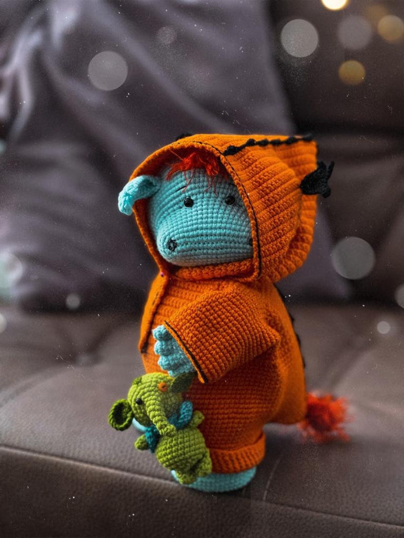 Dragon Crochet Pattern + Free Outfit