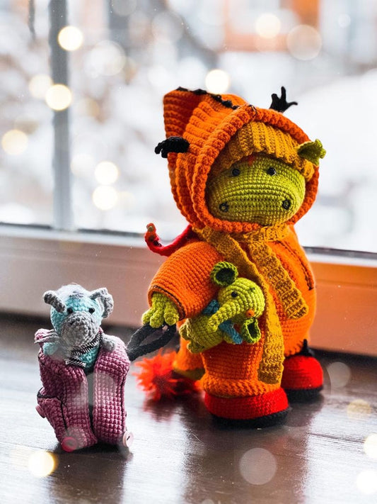 Dragon Crochet Pattern + Free Outfit