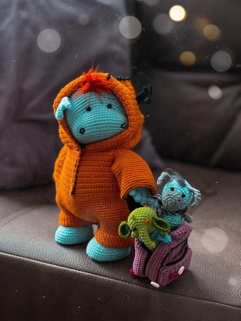 Dragon Crochet Pattern + Free Outfit