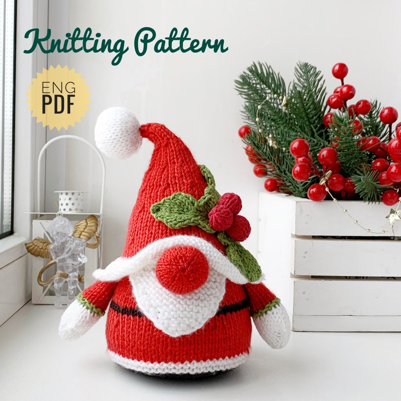 Santa Gnome Knitting Pattern