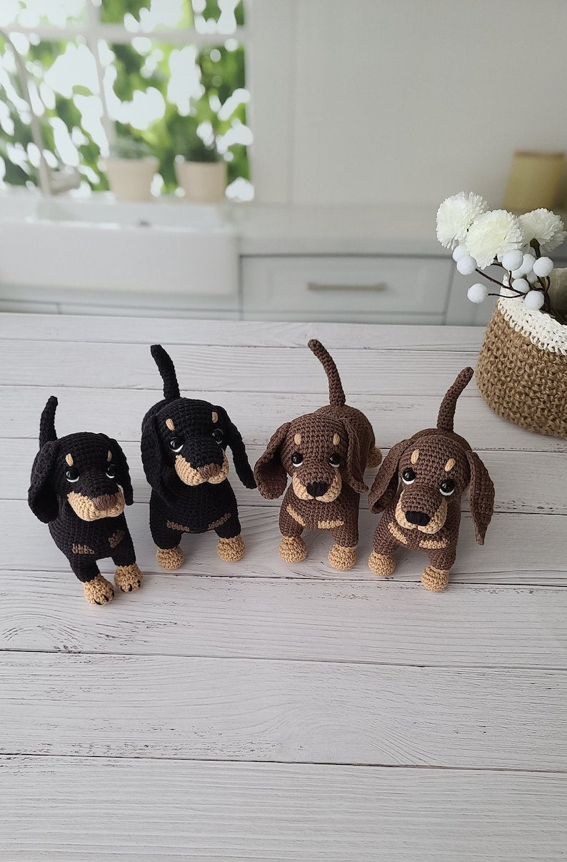 Dachshund Dog Crochet Pattern