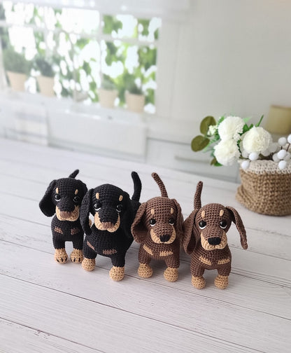 Dachshund Dog Crochet Pattern