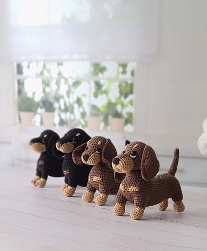 Dachshund Dog Crochet Pattern