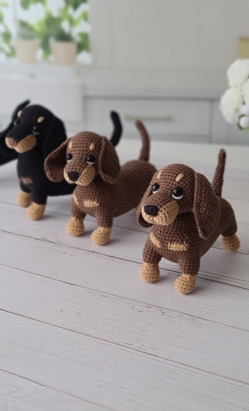 Dachshund Dog Crochet Pattern