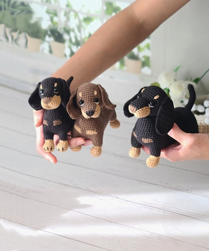 Dachshund Dog Crochet Pattern