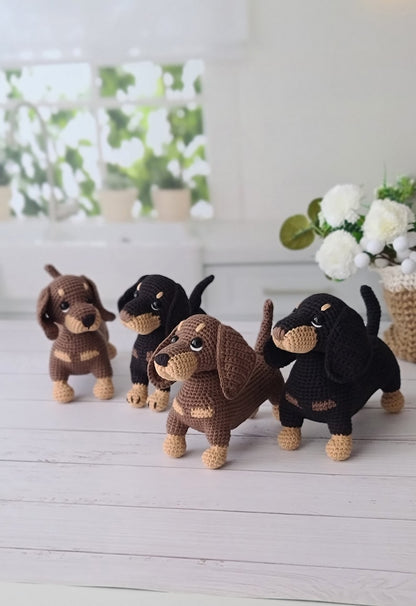 Dachshund Dog Crochet Pattern