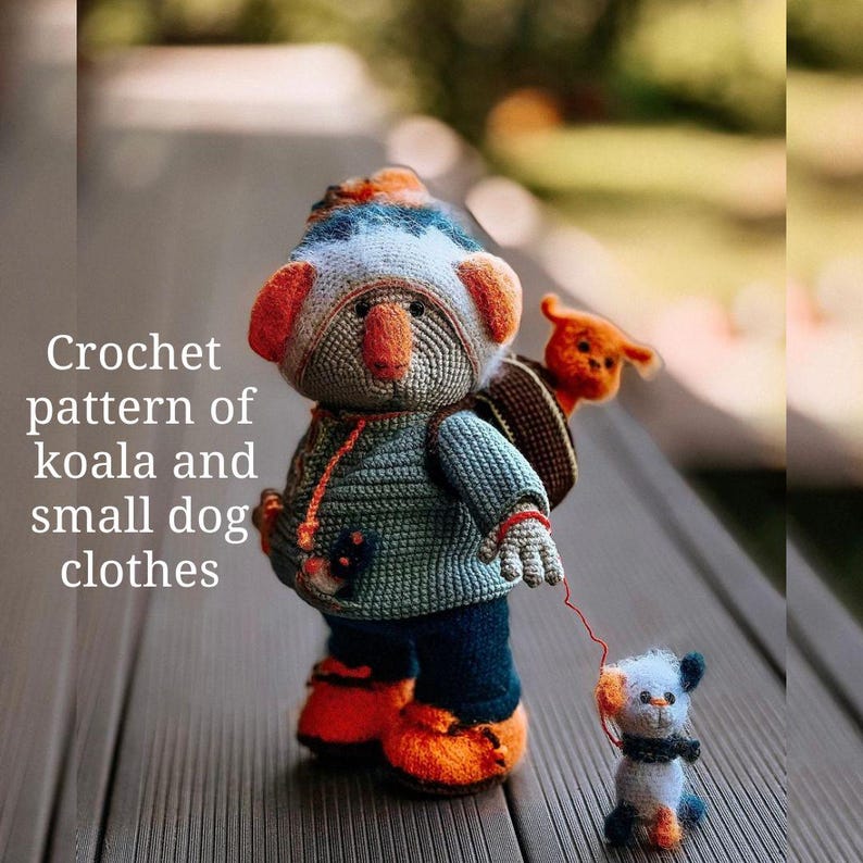 Koala Crochet Pattern + Free Outfit