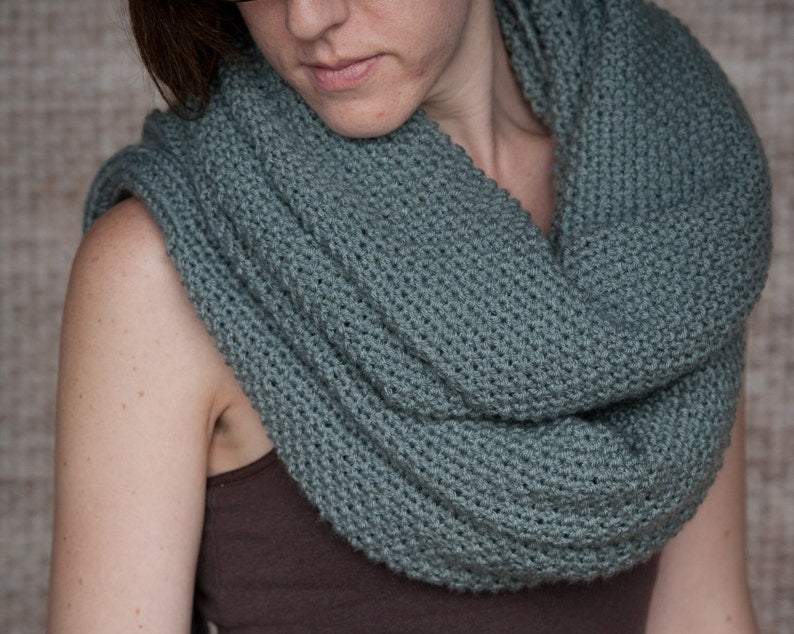 Sleeve Scarf Sweater Wrap - Knitting Pattern